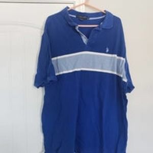 U.S. Polo Assn Blue Men's polo size 3XLT